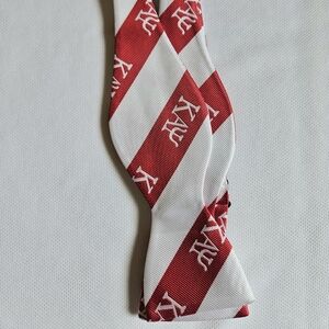 Red and White Bow Tie Kappa
